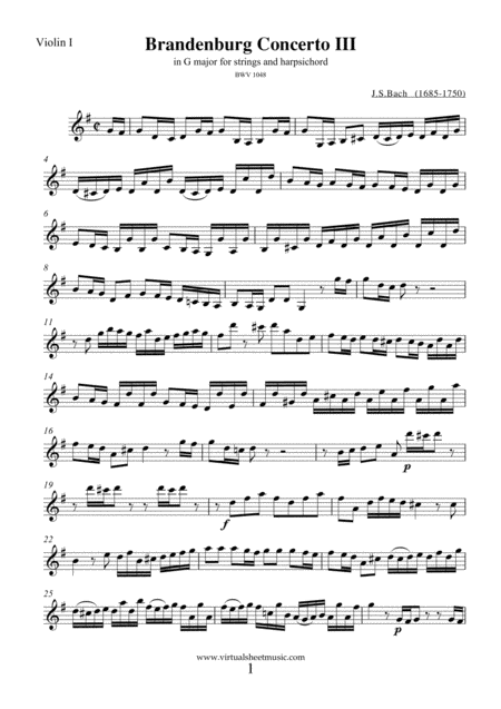 Brandenburg Sheet Music