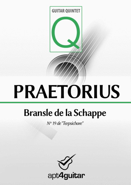 Bransle De La Schappe Sheet Music