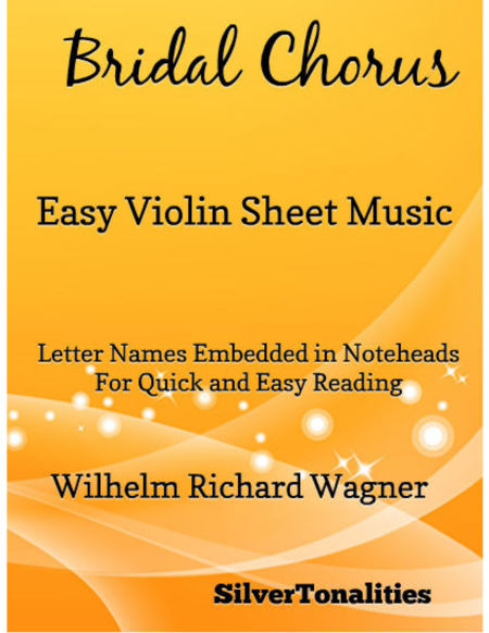 Free Sheet Music Bridal Chorus Easy Violin Sheet Music
