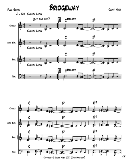 Bridgeway Lead Sheet Sheet Music