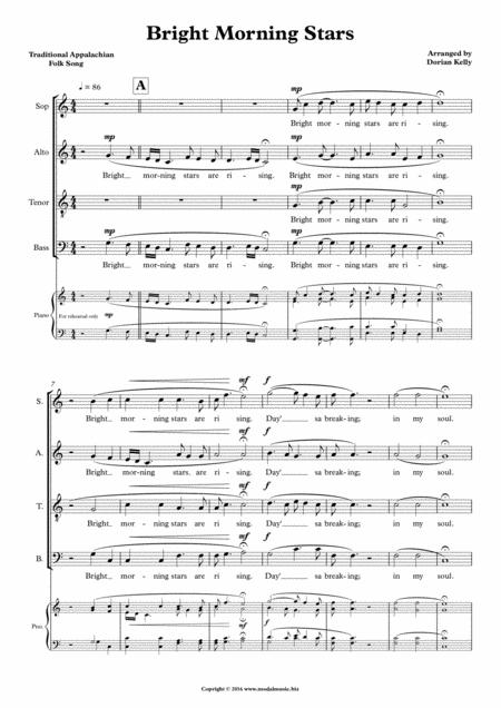 Bright Morning Stars Satb Sheet Music