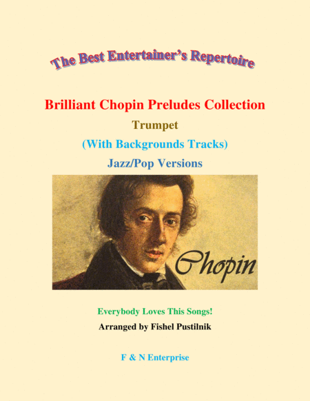 Free Sheet Music Brilliant Chopin Preludes Collection For Trumpet Background Tracks Video
