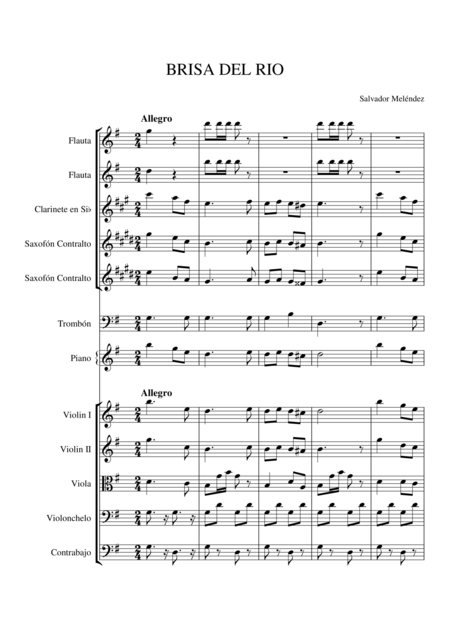 Brisa Del Ro Sheet Music