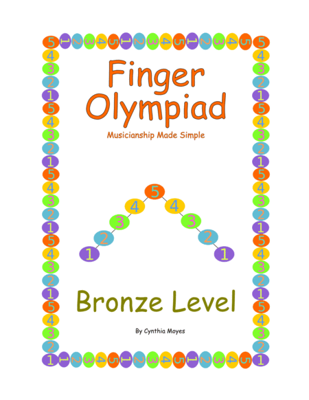 Free Sheet Music Bronze Finger Olympiad Beginning Piano