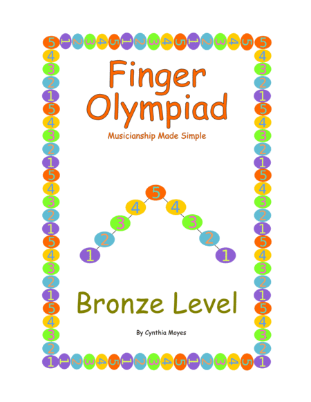 Bronze Finger Olympiad Beginning Piano Sheet Music