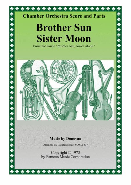 Brother Sun Sister Moon Small Chamber Orchestra Sheet Music