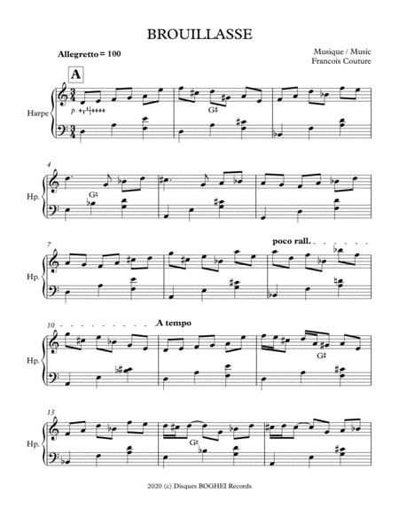 Brouillasse Sheet Music