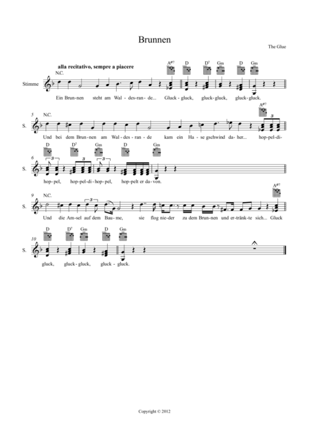 Brunnen Sheet Music