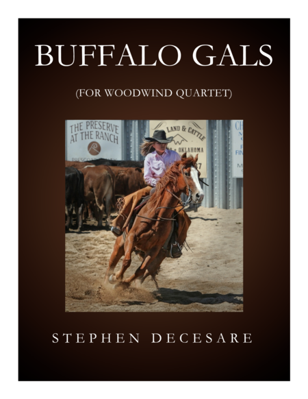 Free Sheet Music Buffalo Gals For Woodwind Quartet