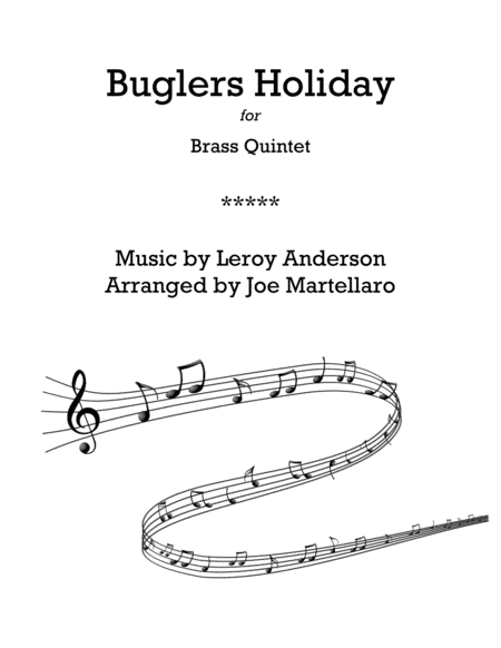 Free Sheet Music Buglers Holiday