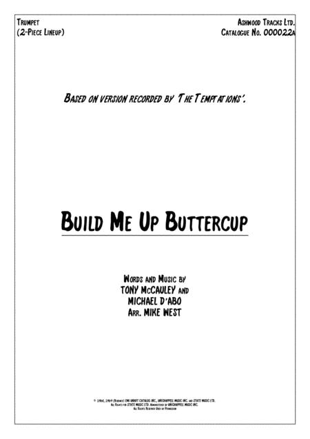 Free Sheet Music Build Me Up Buttercup 2 Piece Brass Section