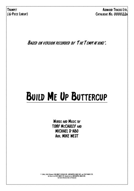 Build Me Up Buttercup 4 Piece Brass Section Sheet Music