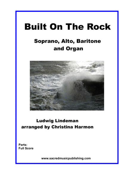 Built On The Rock Sab And Organ Sheet Music