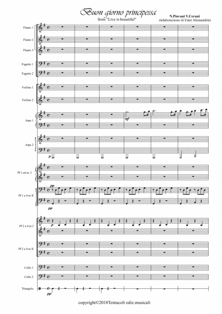 Buon Giorno Principessa Sheet Music