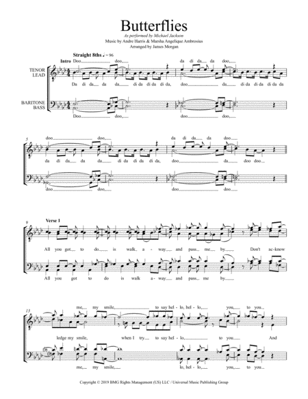 Butterflies Sheet Music