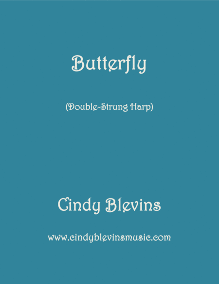 Free Sheet Music Butterfly For Double Strung Harp