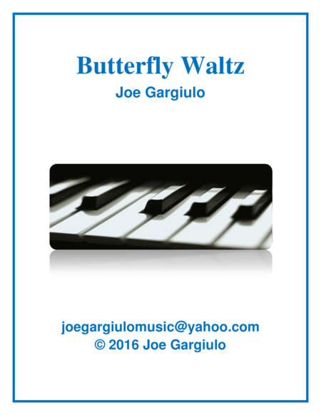 Free Sheet Music Butterfly Waltz