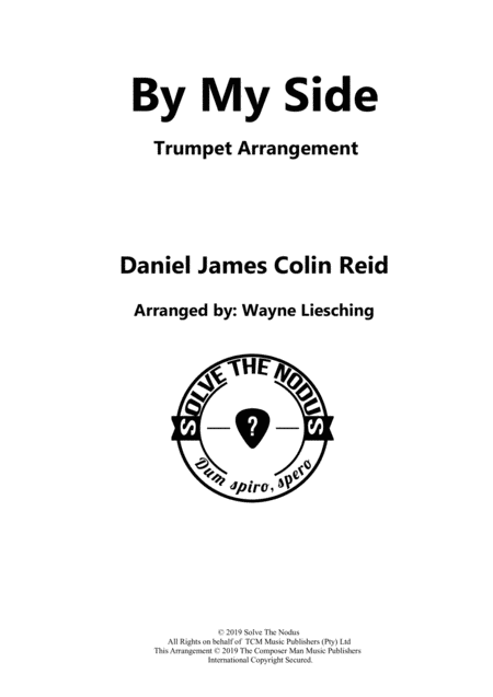 Free Sheet Music By My Side Trumpet Piano Arrangement