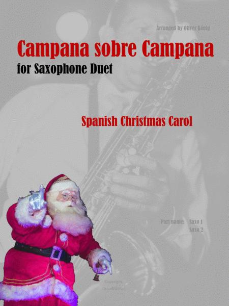 Free Sheet Music Campana Sobre Campana For 2 Saxophones