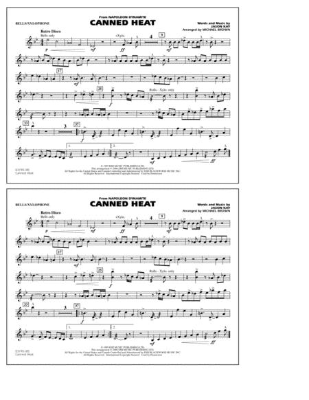 Canned Heat From Napoleon Dynamite Arr Michael Brown Bells Xylophone Sheet Music