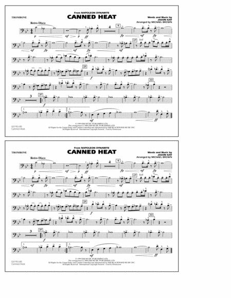 Free Sheet Music Canned Heat From Napoleon Dynamite Arr Michael Brown Trombone