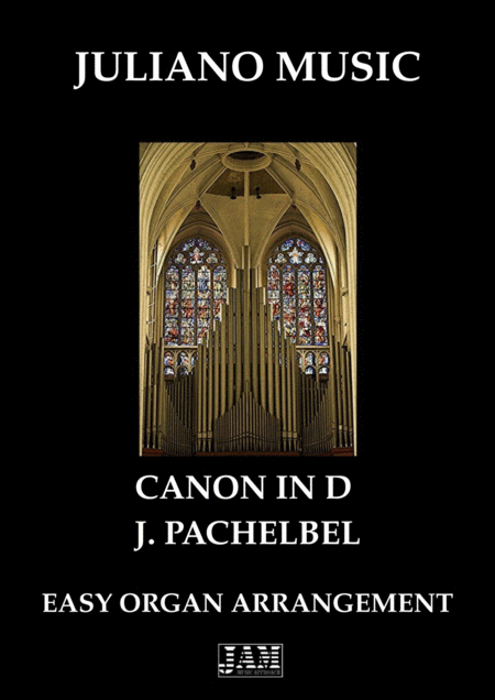 Canon In D Easy Organ C Version J Pachelbel Sheet Music