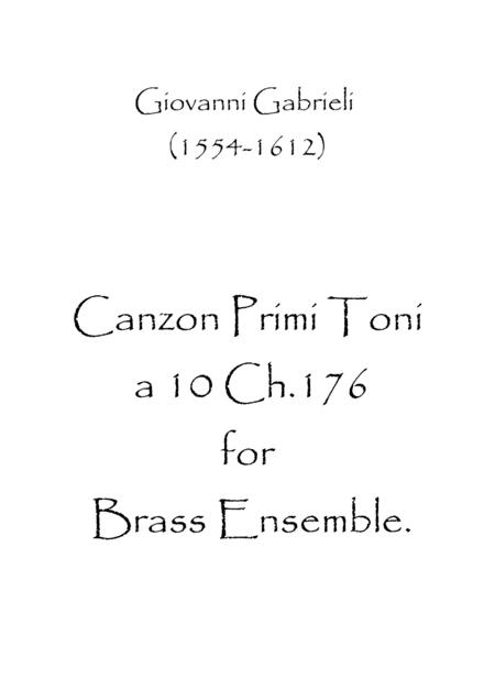 Free Sheet Music Canzon Primi A 10 Ch 176