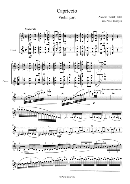 Free Sheet Music Capriccio B 81 Concert Rondo For Violin And Piano