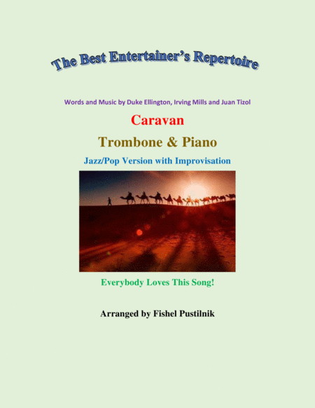 Caravan For Trombone And Piano Jazz Pop Version With Improvisation Sheet Music