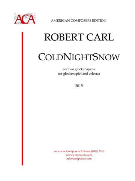 Free Sheet Music Carl Coldnightsnow