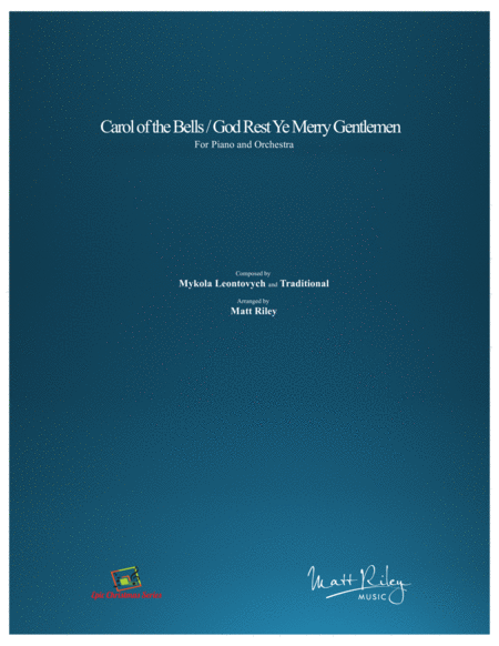 Carol Of The Bells God Rest Ye Merry Gentlemen Piano And Orchestra Sheet Music