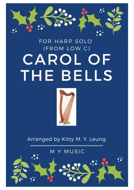 Free Sheet Music Carol Of The Bells Harp Solo From Low C