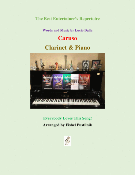 Free Sheet Music Caruso For Clarinet And Piano Jazz Pop Version