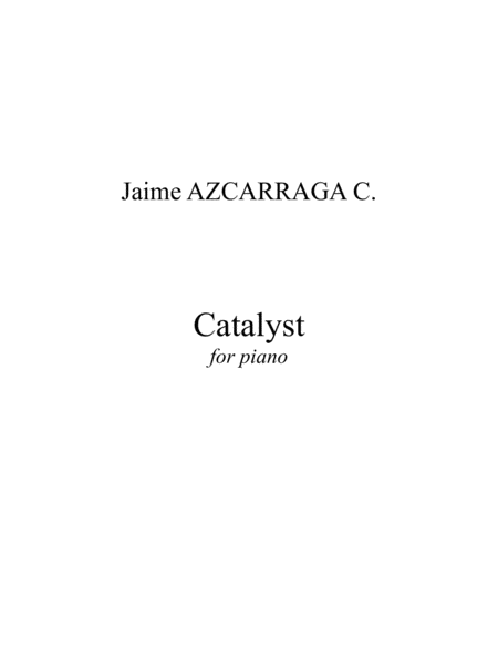 Free Sheet Music Catalyst