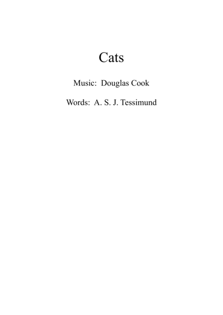 Cats Sheet Music