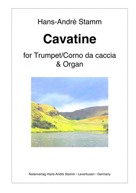 Free Sheet Music Cavatine For Trumpet And Organ