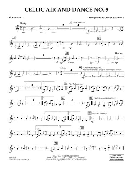 Free Sheet Music Celtic Air And Dance No 5 Bb Trumpet 1