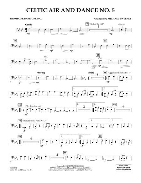 Celtic Air And Dance No 5 Trombone Baritone B C Sheet Music