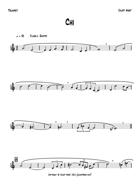 Chi Trumpet Solo Sheet Music