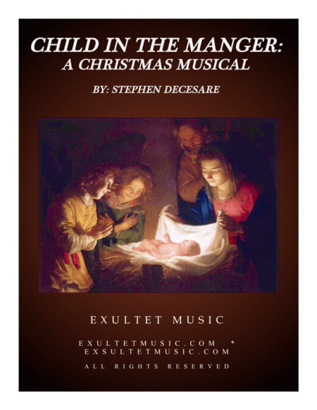 Free Sheet Music Child In The Manger A Christmas Musical