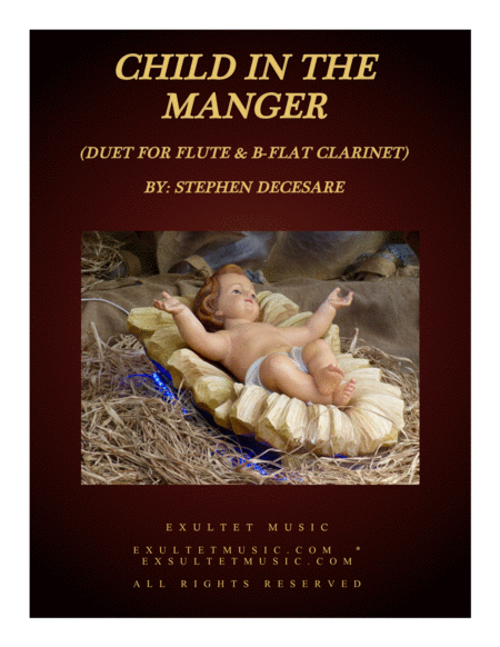 Child In The Manger Duet For Flute And Bb Clarinet Sheet Music