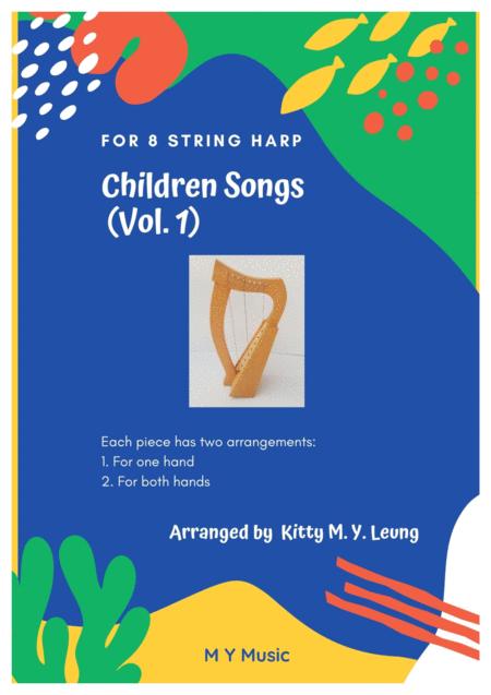 Free Sheet Music Children Songs Vol 1 8 String Harp