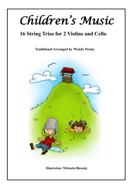 Childrens Music 16 String Trios For 2 Violins And Cello Sheet Music