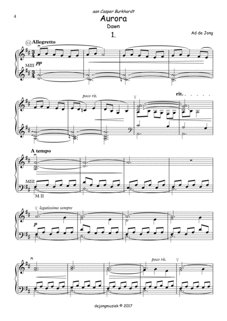 Childrens Suite Part 1 Aurora Sheet Music