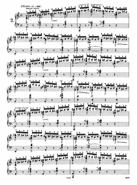 Chopin Etude In A Minor Op 10 No 2 Original Complete Version Sheet Music