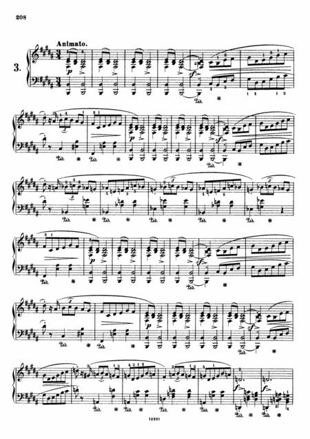 Free Sheet Music Chopin Mazurka Op 41 No 3 In B Major Original Version