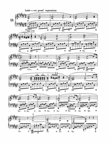 Chopin Prelude Op 28 No 13 In F Major Complete Version Sheet Music