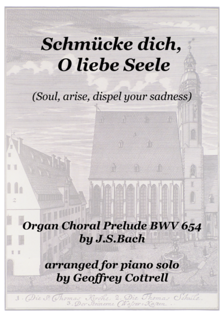 Free Sheet Music Choral Prelude Schmcke Dich O Liebe Seele Piano Arrangement