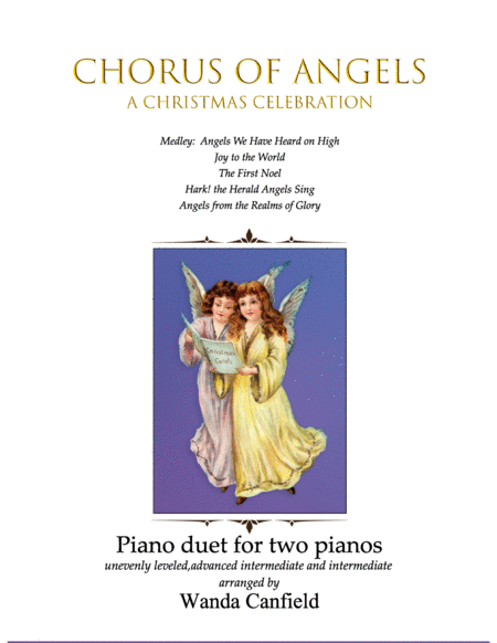 Chorus Of Angels For Piano Duet 2 Pianos Sheet Music