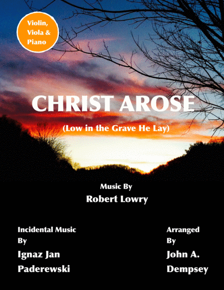 Christ Arose Nocturne Trio For Violin Viola And Piano Sheet Music